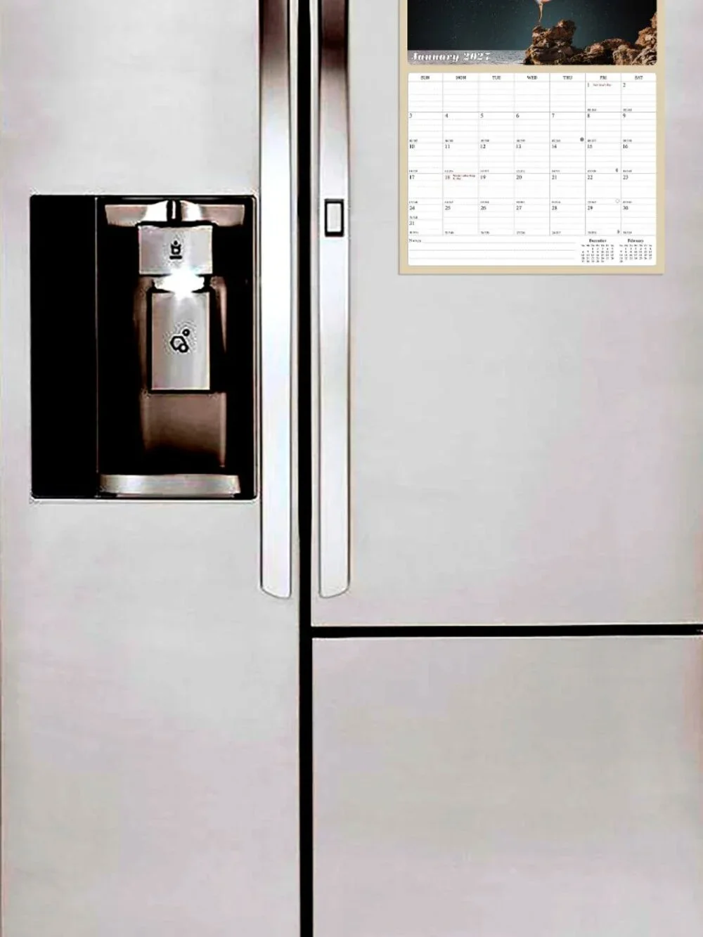 2027 Calendar Magnetic Peel & Stick 12 Months 8.5